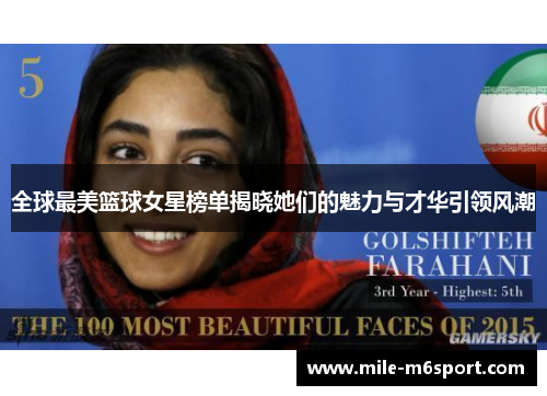 全球最美篮球女星榜单揭晓她们的魅力与才华引领风潮